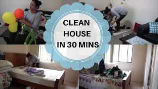 How To Clean Your House Fast | Clean Your House In 30 Minutes | House Cleaning In Hindi