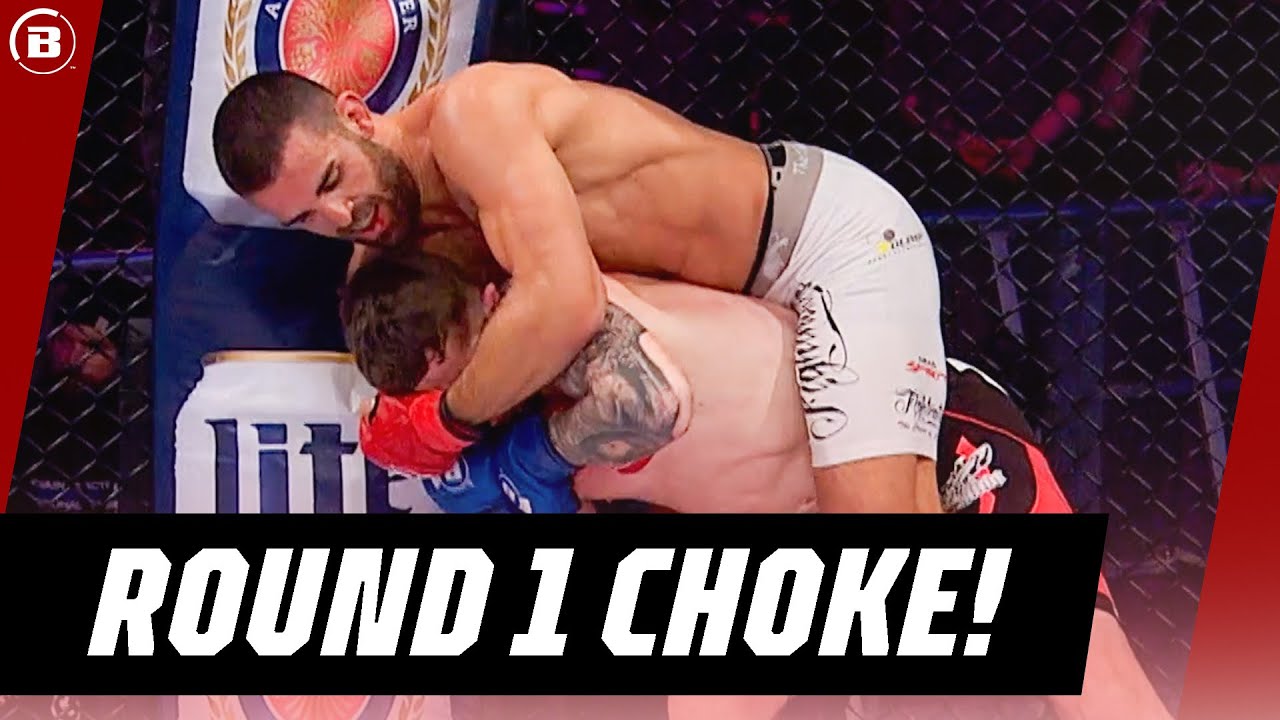 Arm-Triangle CHOKE in ROUND 1! 🔥 | Bellator MMA