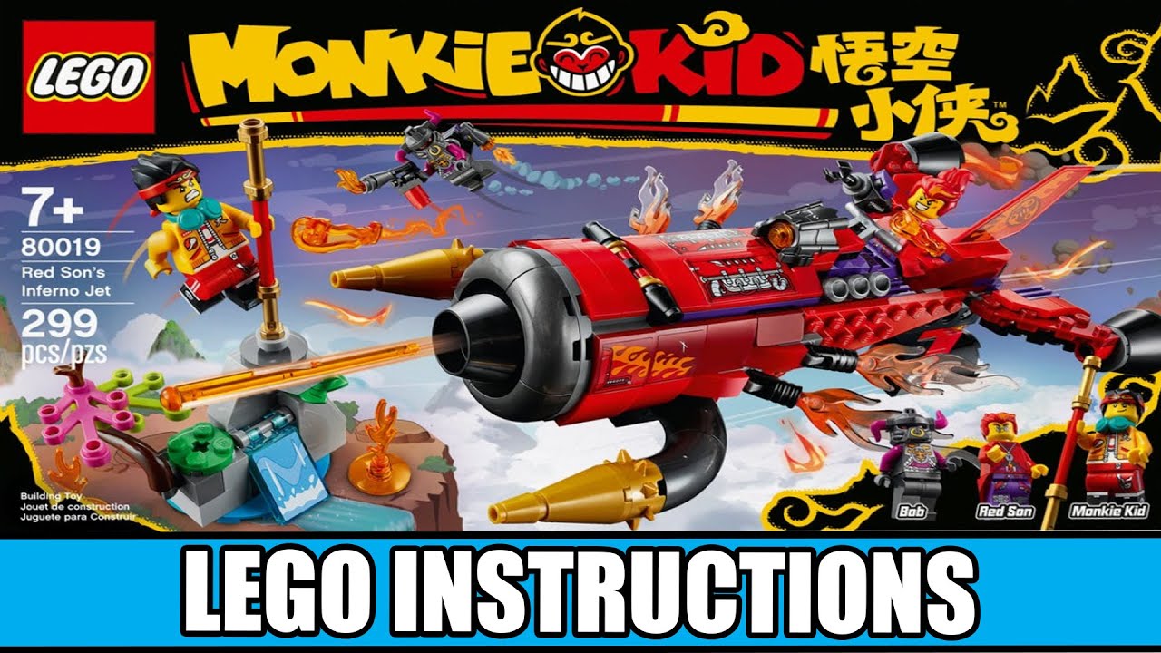 Red Son's Inferno Jet LEGO instructions