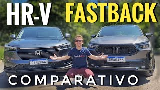 COMPARATIVO FIAT FASTBACK LIMITED EDITION 1.3 turbo E HONDA HR-V EXL. Mesmo preço, qual vale mais?