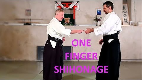 Exploration: Working around resistance (One-finger shihonage) - Aikido Virtual Dojo