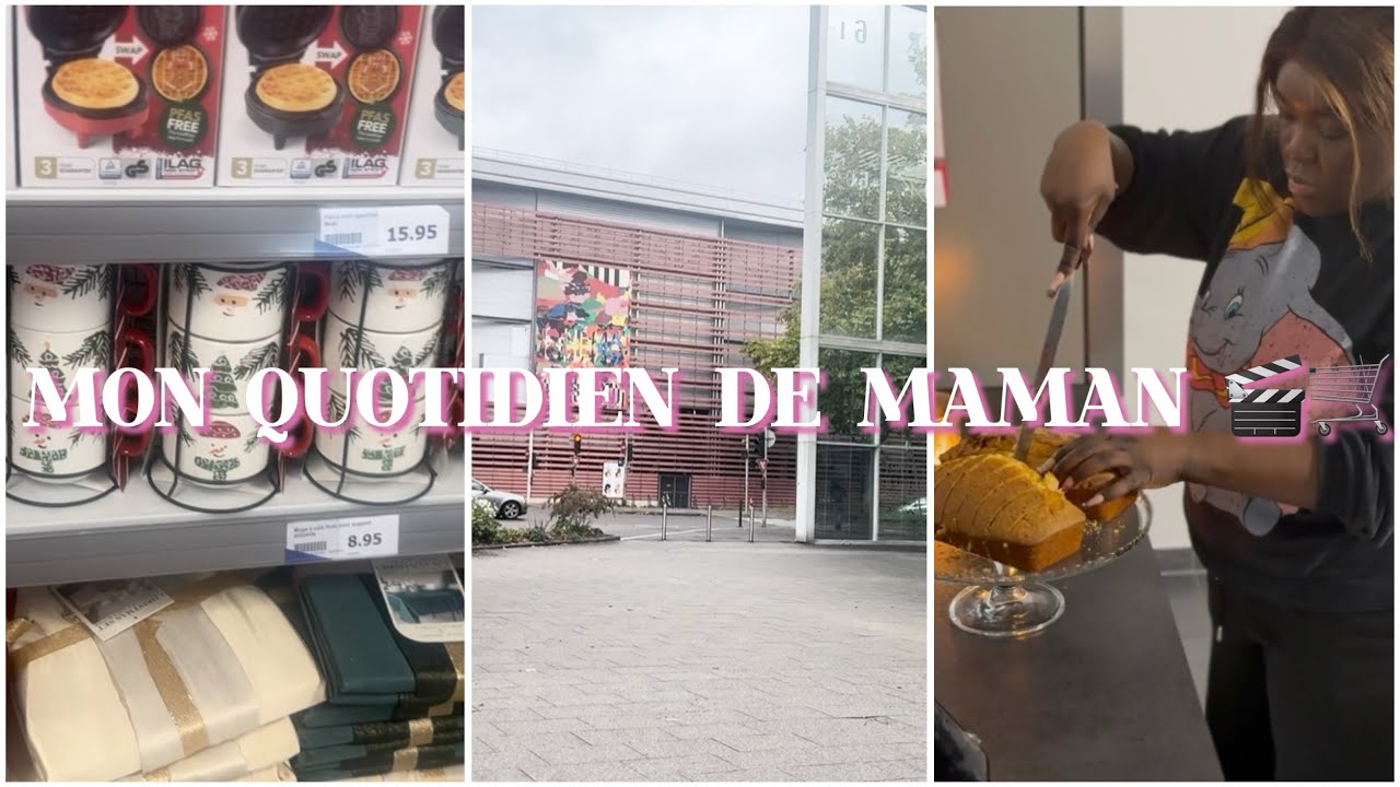 Vlog maman sans filtre 🍂 Cinéma, courses Action/B&M/IKEA + routine maison