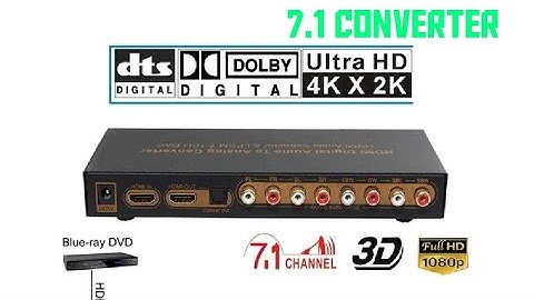 HDMI TO 7.1 CHANNEL CONVERTER |Dolby Dts LPCM FULL REVIEW