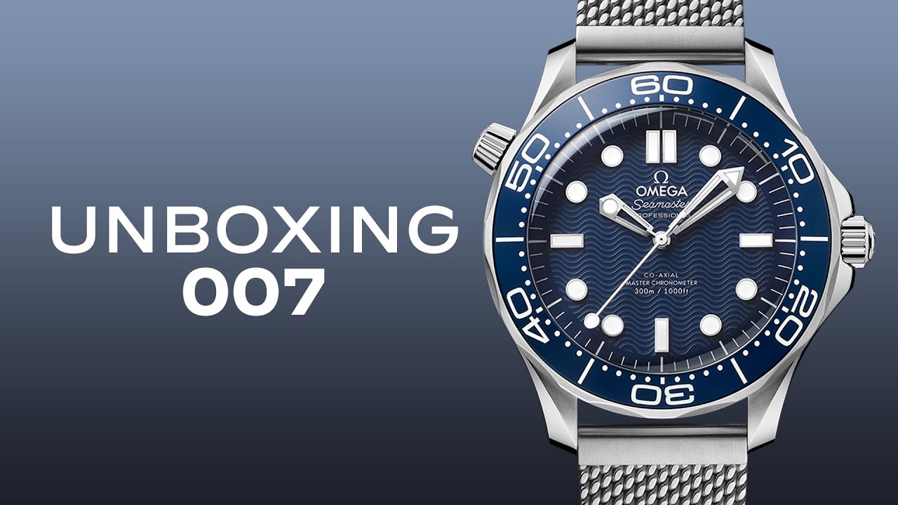 Unboxing the Omega Seamaster Diver 300M James Bond 60th Anniversary -  YouTube