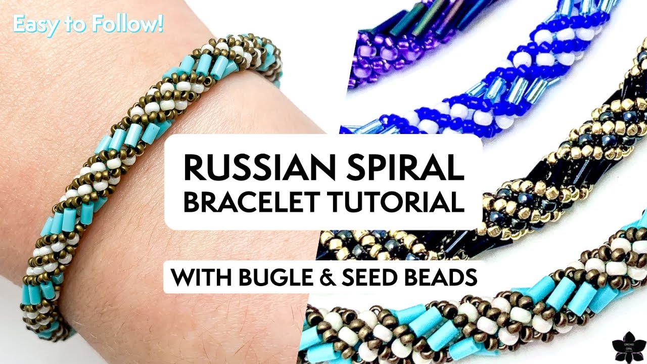 DIY Beaded Crystal Bracelet and Seed Bead Bracelet Tutorial: Easy