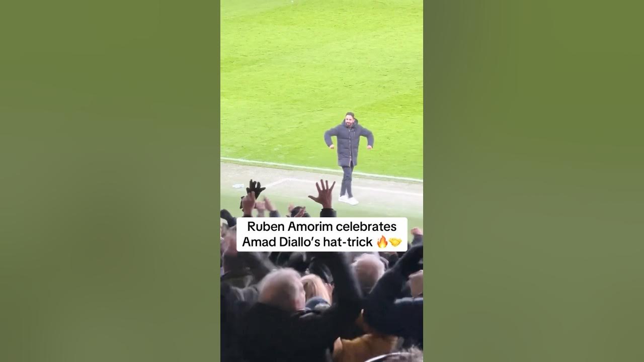 Ruben Amorim’s reaction to Amad’s Hat-trick ♥️#manutd #amad #diallo #hattrick #goal #amorim Ruben Amorim’s reaction to Amad’s Hat-trick ♥️#manutd #amad #diallo #hattrick #goal #amorim