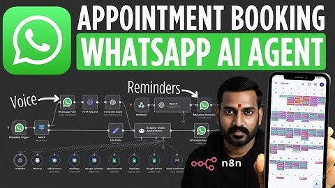 WhatsApp AI Agent | Appointment Booking + Reminder Automation in Hindi (n8n Tutorial)