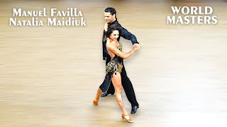 Manuel Favilla & Natalia Maidiuk - Cha-Cha-Cha Dance | World Masters, Innsbruck