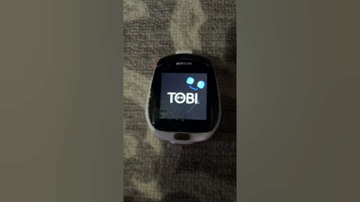 Tobi Robot Smartwatch Low Battery Power Off🪫