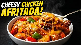 DO THIS NEXT TIME YOU MAKE CHICKEN AFRITADA AND YOU'LL LOVE THE RESULT!!! CHEESY CHICKEN AFRITADA!!!