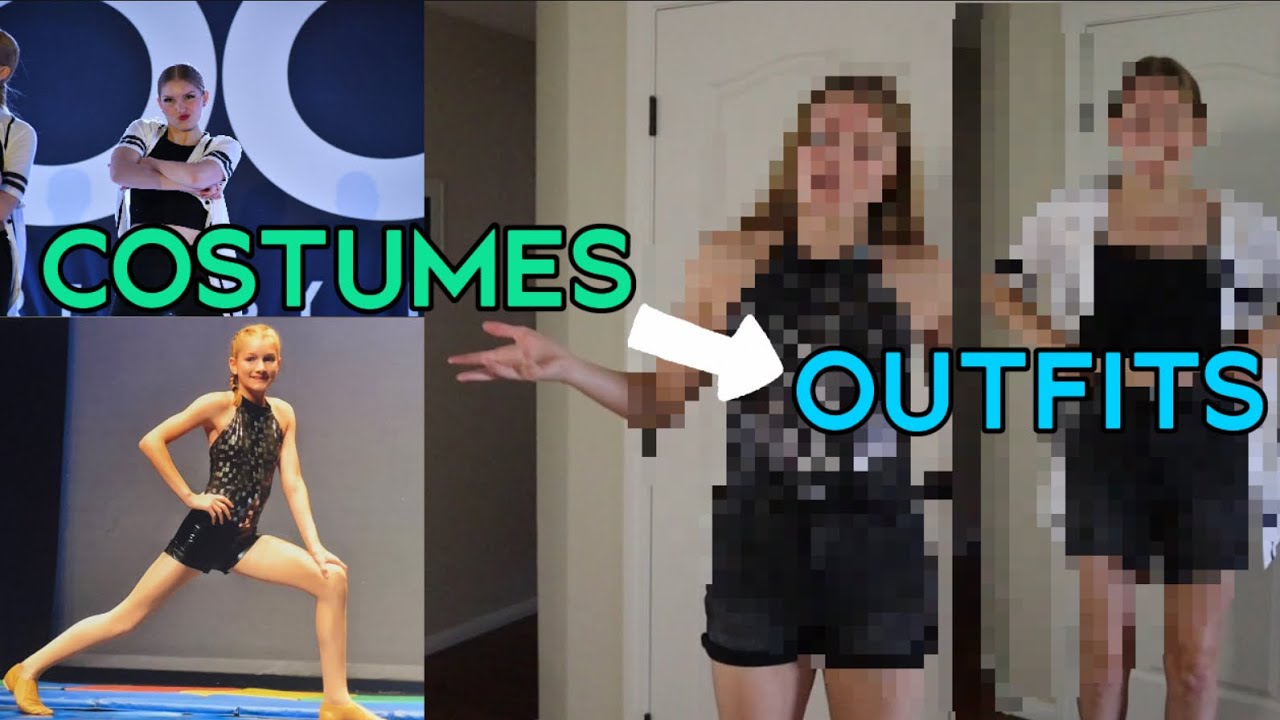 STYLING MY OLD DANCE COSTUMES YouTube