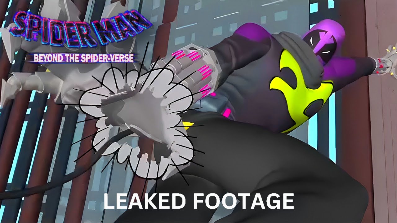 *NEW* Spider-Man: Beyond the Spider-Verse *LEAKED* footage - YouTube