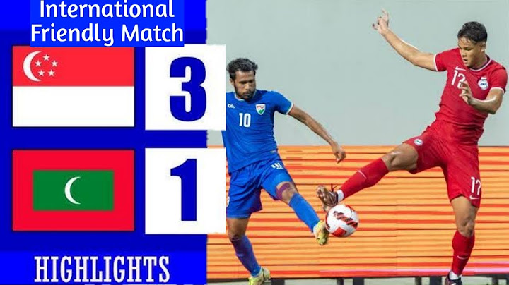 Full Highlights Singapore vs Maldives | International Friendly Match 2025