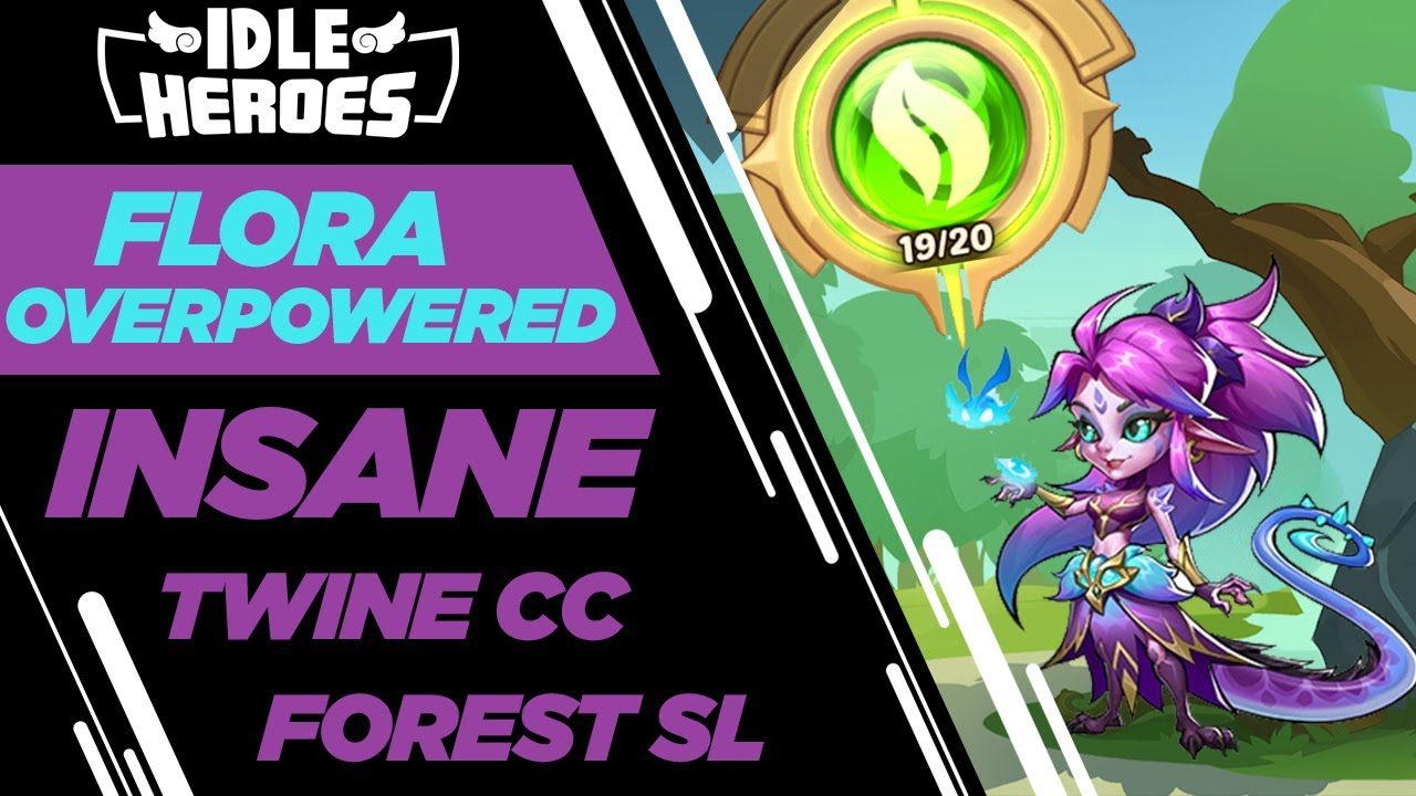 Idle Heroes - Flora INSANE Twines in Forest Seal Land!!!