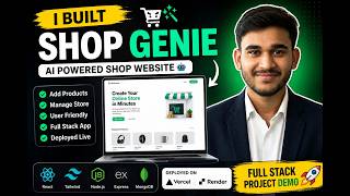Full Stack MERN Project Demo (React + Node + MongoDB) | Shop Genie 🔥