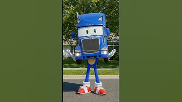 Sonic transforms into Transformers | Dr.Eggman vs Sonic vs Knuckles vs Shadow #sonic #sonicvsshadow