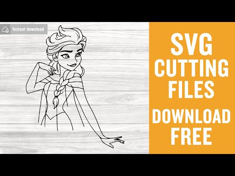 Frozen Elsa Svg Free Cutting Files for Silhouette Free Download