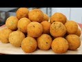 BOLINHO DE MANDIOCA RECHEADO I DELICIOSO SALGADO FRITO