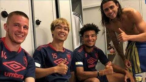 buổi tập của Công Phượng cùng với các đồng đội tại  Sint-Truiden