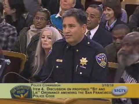 SFPD Commander James Dudley on Criminal Sitting