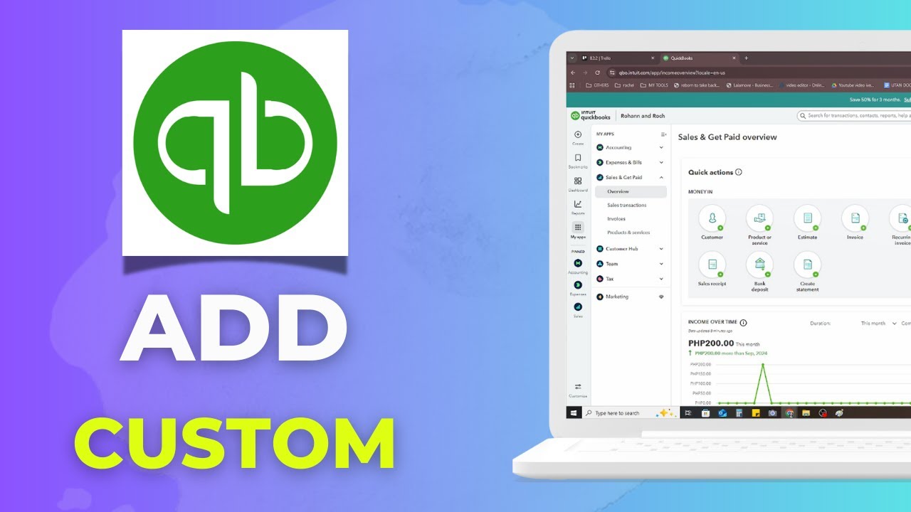How to Add Custom Fields to QuickBooks Invoice Templates - YouTube