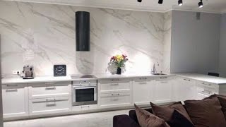 Features of interior design of a kitchen without upper cabinets / Ergonomics Content