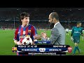 Pep guardiola will never forget lionel messis performance in this match