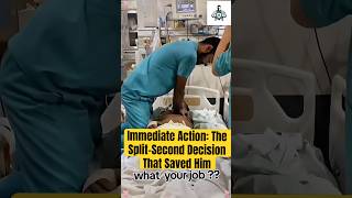 Immediate Action: The Split-Second Decision That Saved Him #shots