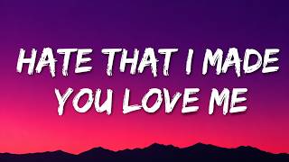 Ariana Grande - hate that i made you love me (lyric video)
