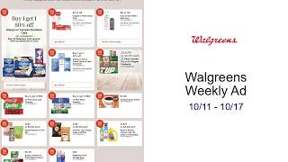 Walgreens Weekly Ad 10/11 - 10/17