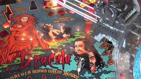 Modmypin prototype color balls - Dracula Pinball w Mist Multiball