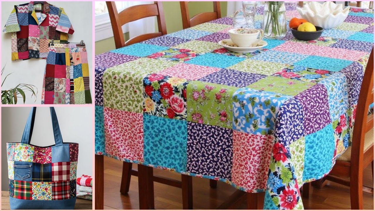 Creative 150+ patchwork craft ideas patchwork for home decor - YouTube