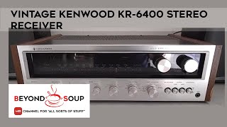 Vintage Kenwood KR-6400 AM/FM Home Stereo Receiver