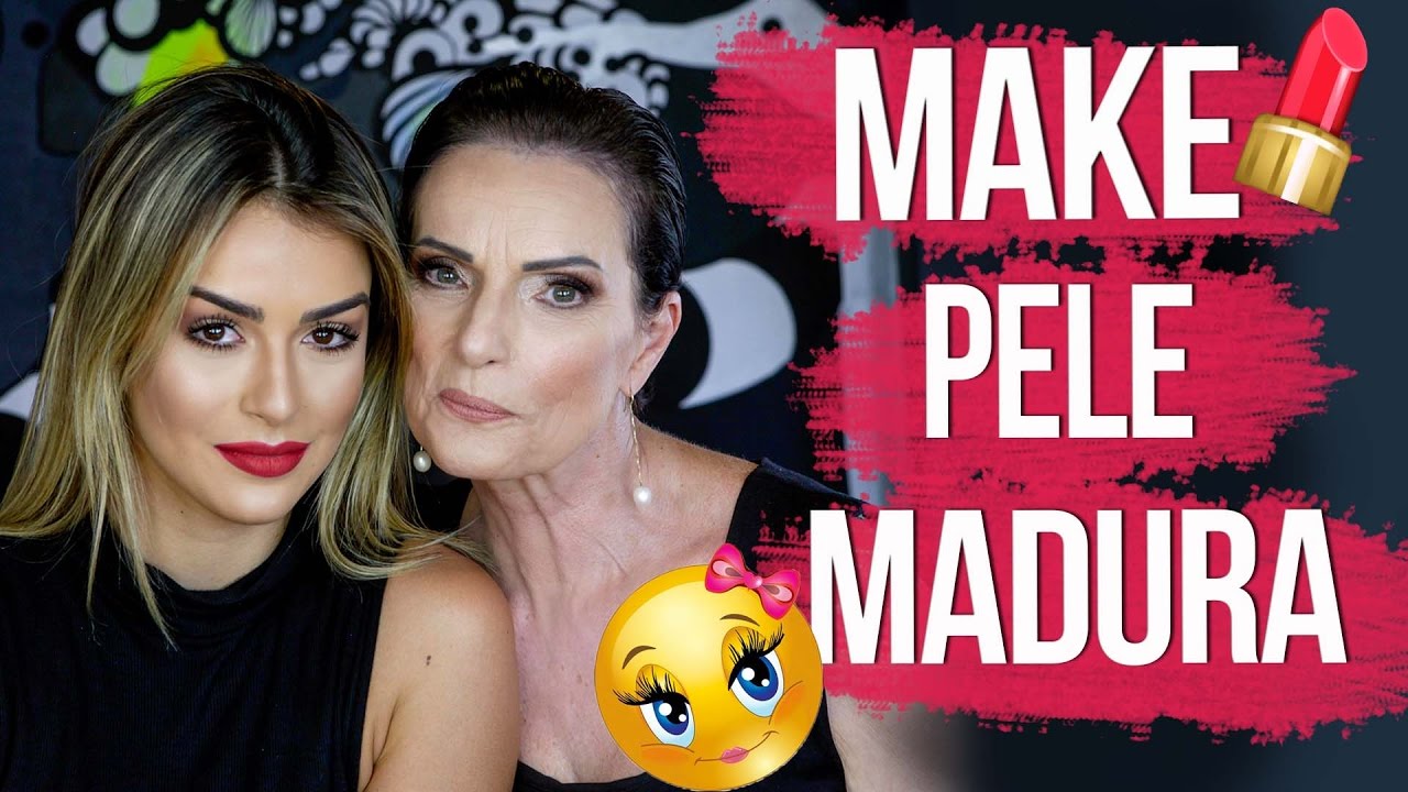 Make para pele madura