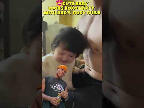 little girl😍 loves her daddy's body i guess #youtubeshorts #viral #viralvideo #sheriffreaction