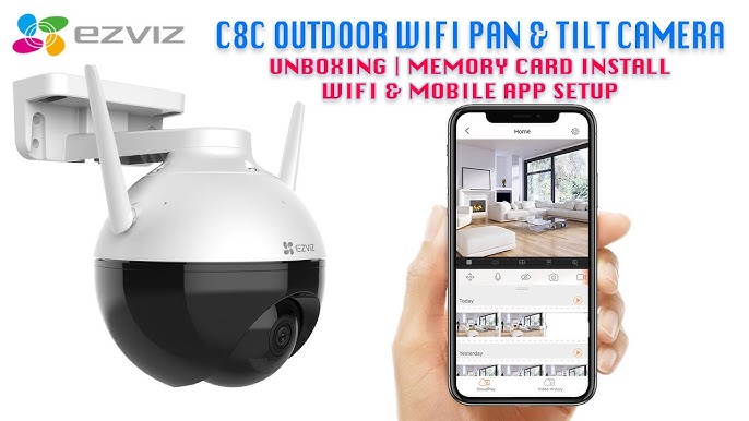 EZVIZ C8C 1080P Caméra Surveillance WiFi Extérie…