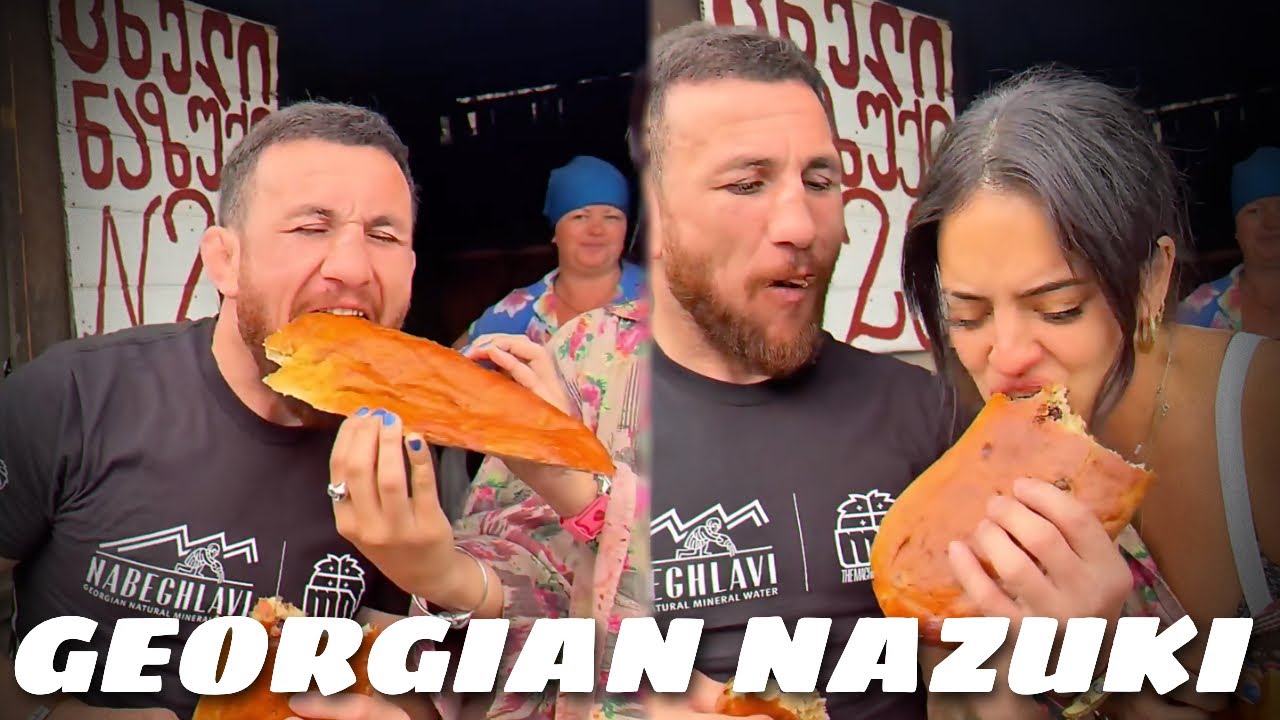 Nina Drama Going Crazy After Eating Georgian Bread Nazuki With Merab Dvalishvili In Georgia