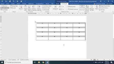 CONFIGURAR ALTO Y ANCHO DE FILAS Y COLUMNAS EN UNA TABLA DE WORD
