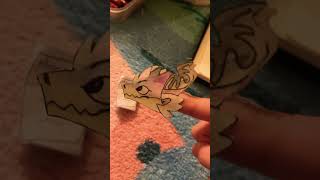 Just chilling #dragons #paper dragons #dragon puppets #funny #mini dragon puppets