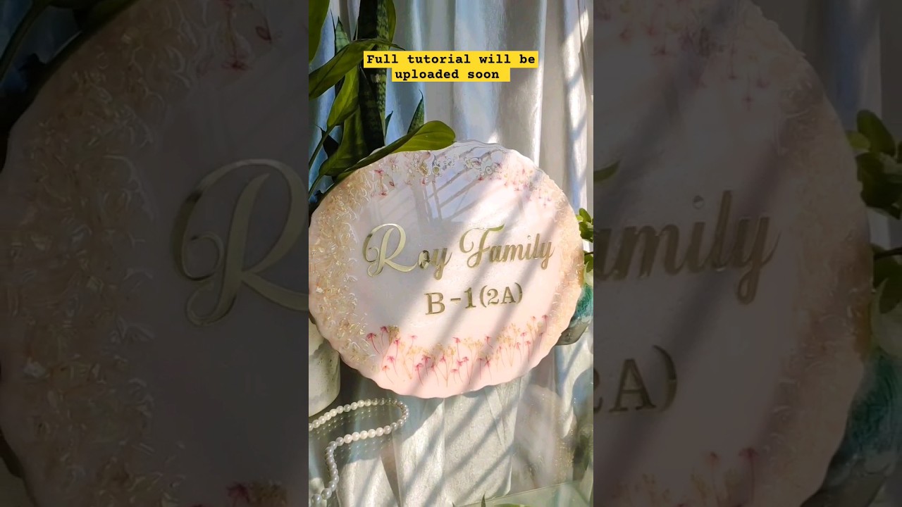 Customised Resin nameplate/