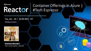 Container Offerings in Azure | #Tech Espresso