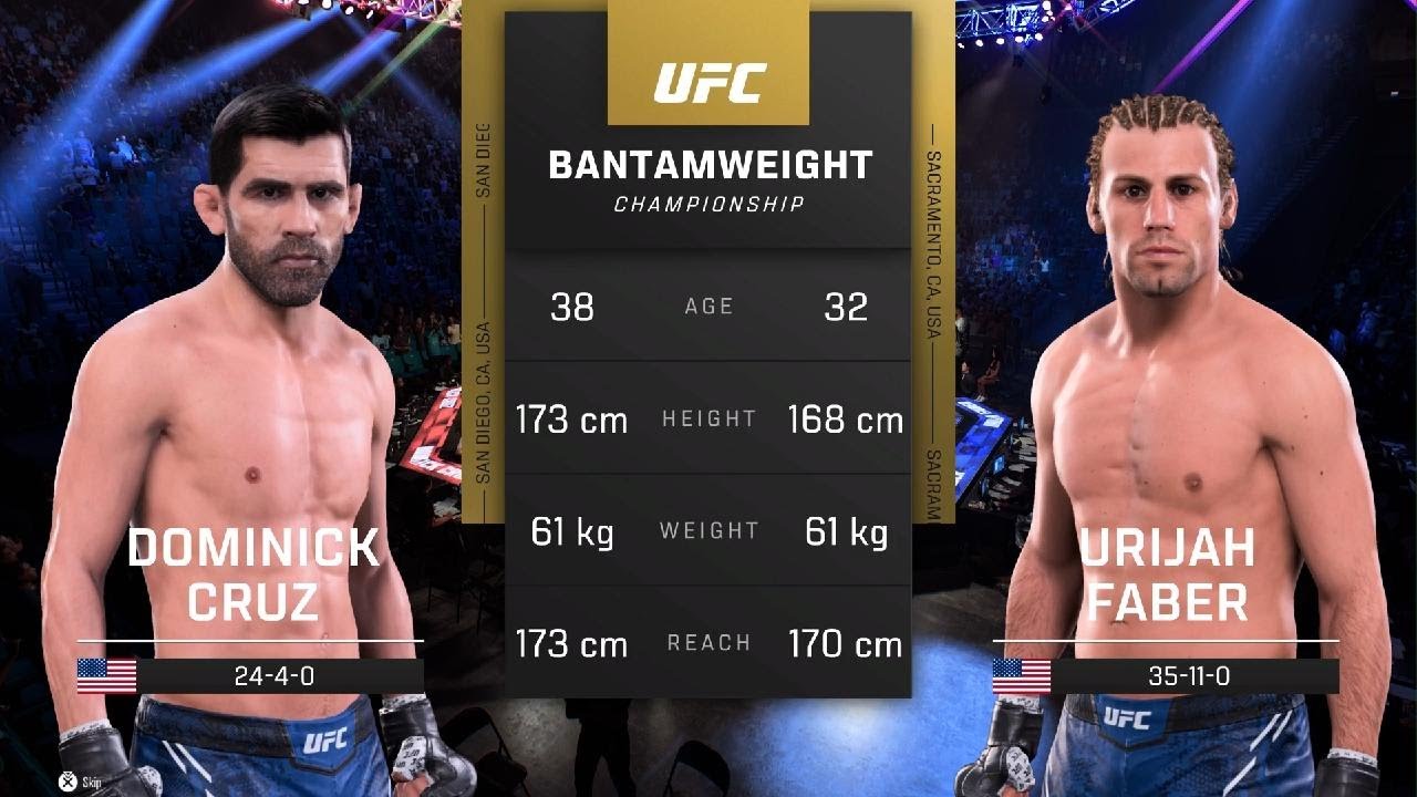 UFC 132 REVIVAL - Доминик Круз 🆚 Урия Фабер (Симуляция на PS5 🥊UFC5)