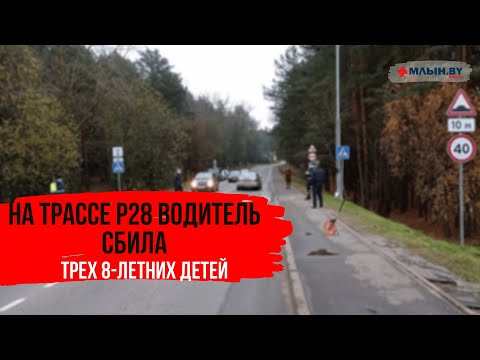 В Минском районе водитель сбила троих детей