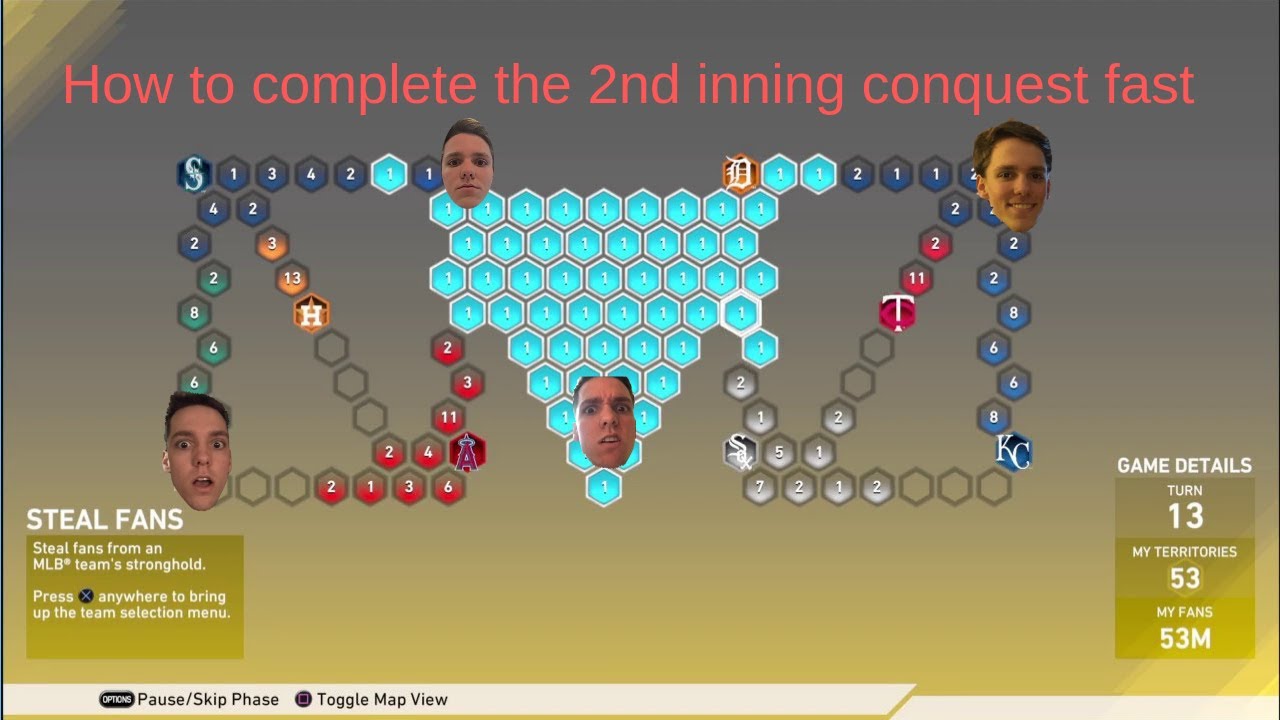 Fastest way to complete 2nd inning conquest. Mlb the Show 19 Diamond Dynasty