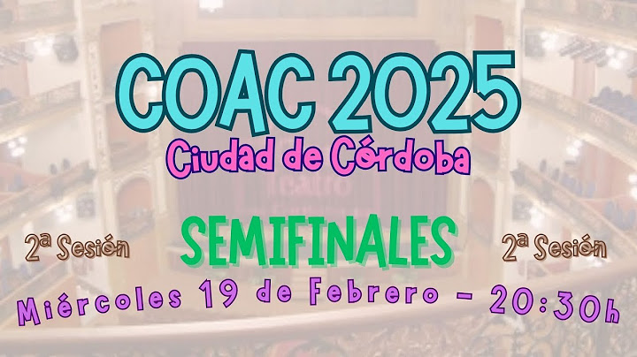[COAC Córdoba 2025] 2ª Sesión Semifinales