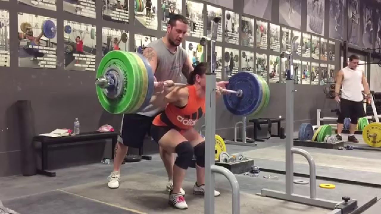 Alyssa Sulay Back Squat 141kg at 63kg Bodyweight