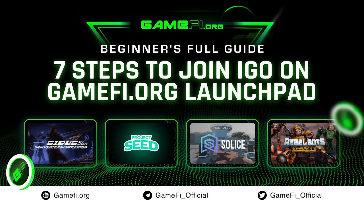 Tutorial #1 | Beginner's Full Guide: 7 Steps To Join IGO On GameFi.org Launchpad