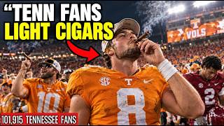 Alabama Won This Game 15 Years in a Row - Now Tennessee Fans Light CIGARS on the Field