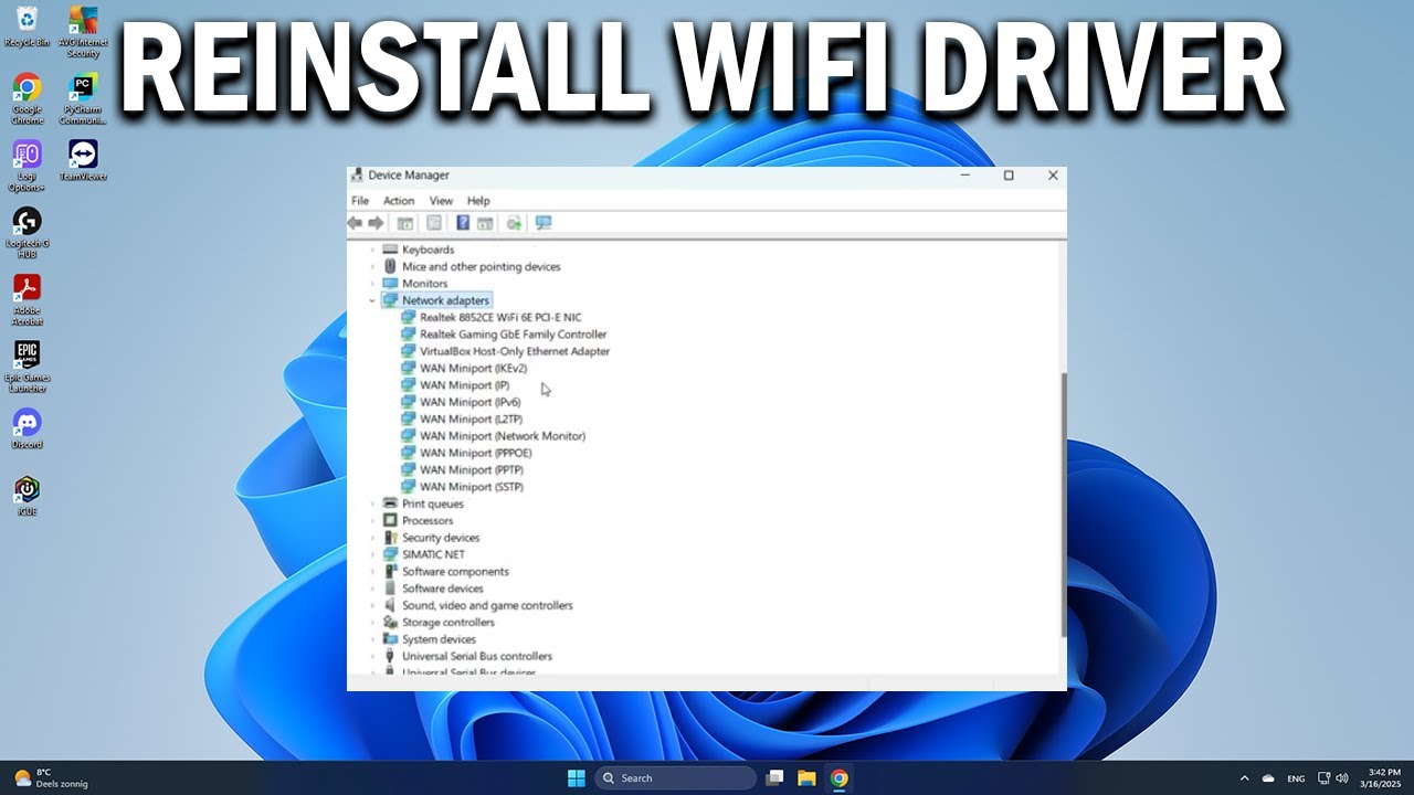 How To Uninstall & Reinstall a Wireless Network Adapter Driver in Any ...