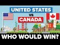 United States (USA) vs Canada - Who Would Win - Army / Military Comparison
